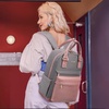 image:imageLOVEVOOK Mini Backpack for Women Girls Stylish Waterproof Backpack Purse with USB Port Cute Daypack for School Travel PartyGrey  Pink