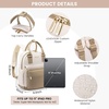 image:imageLOVEVOOK Mini Backpack for Women Girls Stylish Waterproof Backpack Purse with USB Port Cute Daypack for School Travel PartyKhaki  Beige