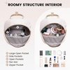 image:imageLOVEVOOK Mini Backpack for Women Girls Stylish Waterproof Backpack Purse with USB Port Cute Daypack for School Travel PartyKhaki  Beige