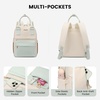 image:imageLOVEVOOK Mini Backpack for Women Girls Stylish Waterproof Backpack Purse with USB Port Cute Daypack for School Travel PartyMint  Beige