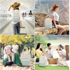 image:imageLOVEVOOK Mini Backpack for Women Girls Stylish Waterproof Backpack Purse with USB Port Cute Daypack for School Travel PartyMint  Beige