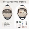 image:imageLOVEVOOK Mini Backpack for Women Girls Stylish Waterproof Backpack Purse with USB Port Cute Daypack for School Travel PartyNavy  Dark Apricot
