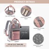 image:imageLOVEVOOK Mini Backpack for Women Girls Stylish Waterproof Backpack Purse with USB Port Cute Daypack for School Travel PartyPink  Grey