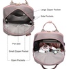 image:imageLOVEVOOK Mini Backpack for Women Girls Stylish Waterproof Backpack Purse with USB Port Cute Daypack for School Travel PartyPink  Grey