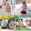 image:imageLOVEVOOK Mini Backpack for Women Girls Stylish Waterproof Backpack Purse with USB Port Cute Daypack for School Travel PartyPink  Grey