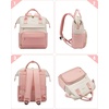 image:imageLOVEVOOK Mini Backpack for Women Small Backpacks Purse College Bookbag for School Fashion Bag for Travel Work Gift Lightweight Daypack BeigeBlackBrownBeigepink