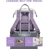 image:imageLOVEVOOK Mini Backpack for Women Small Backpacks Purse College Bookbag for School Fashion Bag for Travel Work Gift Lightweight Daypack BeigeBlackBrownBeigetaro Purple