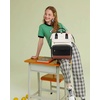 image:imageLOVEVOOK Mini Backpack for Women Small Backpacks Purse College Bookbag for School Fashion Bag for Travel Work Gift Lightweight Daypack BeigeBlackBrownBeigeblackbrown
