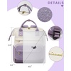 image:imageLOVEVOOK Mini Backpack for Women Small Backpacks Purse College Bookbag for School Fashion Bag for Travel Work Gift Lightweight Daypack BeigeBlackBrownBeigetaro Purple