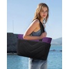 image:imageLOVEVOOK Tote Bag for Women Puffer Work Travel Handbag with Zipper for Teacher Nurse Quilted Cute Laptop Shoulder Gym BagBlackpurple