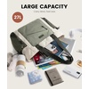 image:imageLOVEVOOK Tote Bag for Women puffer tote bag for Work Travel Nurse Lightweight quilted Bags with CompartmentsM156 Inchcreamteal