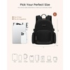 image:imageLOVEVOOK Upgrade Mini Backpack Purse for Women with Giant Tumbler Holder  Lightweight Small Backpack Women for Work Travel Park Cute WaterResistant Mini Backpack for Daily CollegeGift Beige BlackBlack