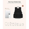 image:imageLOVEVOOK Upgrade Mini Backpack Purse for Women with Giant Tumbler Holder  Lightweight Small Backpack Women for Work Travel Park Cute WaterResistant Mini Backpack for Daily CollegeGift Beige BlackBlack
