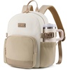 image:imageLOVEVOOK Upgrade Mini Backpack Purse for Women with Giant Tumbler Holder  Lightweight Small Backpack Women for Work Travel Park Cute WaterResistant Mini Backpack for Daily CollegeGift Beige BlackBeige Khaki