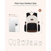 image:imageLOVEVOOK Upgrade Mini Backpack Purse for Women with Giant Tumbler Holder  Lightweight Small Backpack Women for Work Travel Park Cute WaterResistant Mini Backpack for Daily CollegeGift Beige BlackLeopard Print