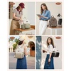 image:imageLOVEVOOK Upgrade Mini Backpack Purse for Women with Giant Tumbler Holder  Lightweight Small Backpack Women for Work Travel Park Cute WaterResistant Mini Backpack for Daily CollegeGift Beige BlackBeige Pink Brown