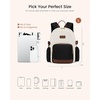 image:imageLOVEVOOK Upgrade Mini Backpack Purse for Women with Giant Tumbler Holder  Lightweight Small Backpack Women for Work Travel Park Cute WaterResistant Mini Backpack for Daily CollegeGift Beige BlackBeige Khaki