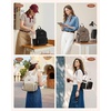 image:imageLOVEVOOK Upgrade Mini Backpack Purse for Women with Giant Tumbler Holder  Lightweight Small Backpack Women for Work Travel Park Cute WaterResistant Mini Backpack for Daily CollegeGift Beige BlackBlack