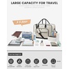 image:imageLOVEVOOK Weekender Bag for Women Large Travel Duffle with Toiletry Shoes Bag Carry on Overnight with Laptop Compartment for Airplane Business Trips Wet Pocket 4Pcs Set