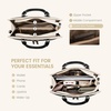 image:imageLOVEVOOK Womens Purses and Handbags Pebbled Leather Black Purses for women Crossbody Handbags Satchel Bag
