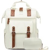 image:imageLOVEVOOK Laptop Backpack for Women Teacher Bag Work Backpack Purse Laptop Computer Back Pack Business Travel Backpack Nursing College Book bag 156inch BlackBeigeBrownBeigebrown