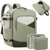 image:imageLOVEVOOK Large Travel Backpack for WomenTSA Carry on Backpack for Airplanes with 3 Packing CubesPersonal Item Travel Bag Fit 17 Laptop40L Waterproof Travel Essentials Airline Approved Luggage