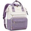 image:imageLOVEVOOK Mini Backpack for Women Small Backpacks Purse College Bookbag for School Fashion Bag for Travel Work Gift Lightweight Daypack BeigeBlackBrownBeigetaro Purple