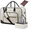 image:imageLOVEVOOK Weekender Bag for Women Large Travel Duffle with Toiletry Shoes Bag Carry on Overnight with Laptop Compartment for Airplane Business Trips Wet Pocket 4Pcs Set