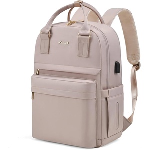 image:imageLOVEVOOK Laptop Backpack for Women 156 Inch Laptop Bag with USB Port Fashion Waterproof Backpacks Teacher Nurse Stylish Travel Bags Vintage Daypacks Bookbag for College School WorkNude