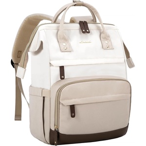 image:imageLOVEVOOK Laptop Backpack for Women 156 Inch Work Business Backpacks Purse With Large Capacity Waterproof Nurse Bag College Bookbag for School Waterproof Casual Daypack for TravelBeigenude