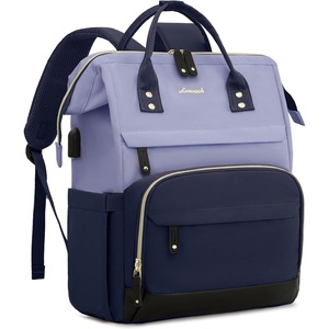 image:imageLOVEVOOK Laptop Backpack for Women 156 Inch Work Business Backpacks Purse With Large Capacity Waterproof Nurse Bag College Bookbag for School Waterproof Casual Daypack for TravelGrey Blue