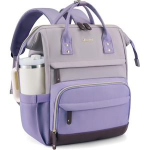 image:imageLOVEVOOK Laptop Backpack for Women 156 Inch Work Business Backpacks Purse With Large Capacity Waterproof Nurse Bag College Bookbag for School Waterproof Casual Daypack for TravelLilaclavendermauve