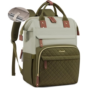 image:imageLOVEVOOK Laptop Backpack for Women 156 inch Waterproof Nurse Bag Teacher Work Backpack Purse for Women Travel Computer Backpack for College Office Business LadiesOlivebean Green