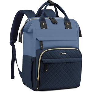 image:imageLOVEVOOK Laptop Backpack for Women 156 inch Waterproof Nurse Bag Teacher Work Backpack Purse for Women Travel Computer Backpack for College Office Business LadiesGray Bluedark Blue