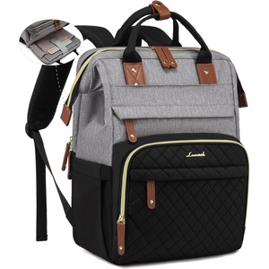 image:imageLOVEVOOK Laptop Backpack for Women 156 inch Waterproof Nurse Bag Teacher Work Backpack Purse for Women Travel Computer Backpack for College Office Business LadiesGray Black