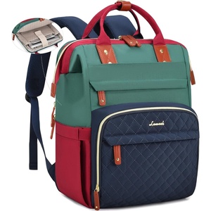 image:imageLOVEVOOK Laptop Backpack for Women 156 inch Waterproof Nurse Bag Teacher Work Backpack Purse for Women Travel Computer Backpack for College Office Business LadiesLake Blue Green Red