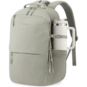 image:imageLOVEVOOK Laptop Backpack for Women Men with Giant Tumbler Holder  156Inch Work Computer Travel Backpack with Laptop Compartment Water Resistant Cute Commuter College Teacher Nurse Purse BagBlackGreen