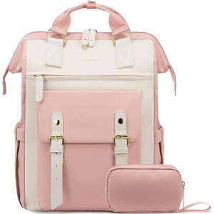 image:imageLOVEVOOK Laptop Backpack for Women Teacher Bag Work Backpack Purse Laptop Computer Back Pack Business Travel Backpack Nursing College Book bag 156inch BlackBeigeBrownPinkbeigebeige
