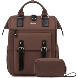 image:imageLOVEVOOK Laptop Backpack for Women Teacher Bag Work Backpack Purse Laptop Computer Back Pack Business Travel Backpack Nursing College Book bag 156inch BlackBeigeBrownCoffeeblack