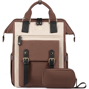 image:imageLOVEVOOK Laptop Backpack for Women Teacher Bag Work Backpack Purse Laptop Computer Back Pack Business Travel Backpack Nursing College Book bag 156inch BlackBeigeBrownCoffeeapricotblack