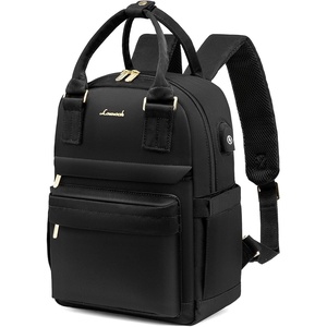 image:imageLOVEVOOK Mini Backpack for Women Girls Stylish Waterproof Backpack Purse with USB Port Cute Daypack for School Travel PartyBlack