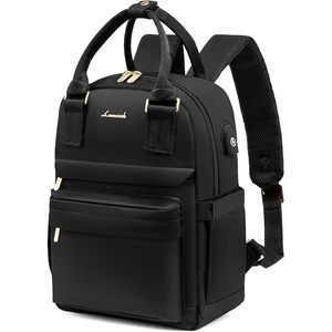 image:imageLOVEVOOK Mini Backpack for Women Girls Stylish Waterproof Backpack Purse with USB Port Cute Daypack for School Travel PartyBlack1