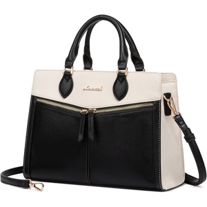 image:imageLOVEVOOK Womens Purses and Handbags Pebbled Leather Black Purses for women Crossbody Handbags Satchel Bag